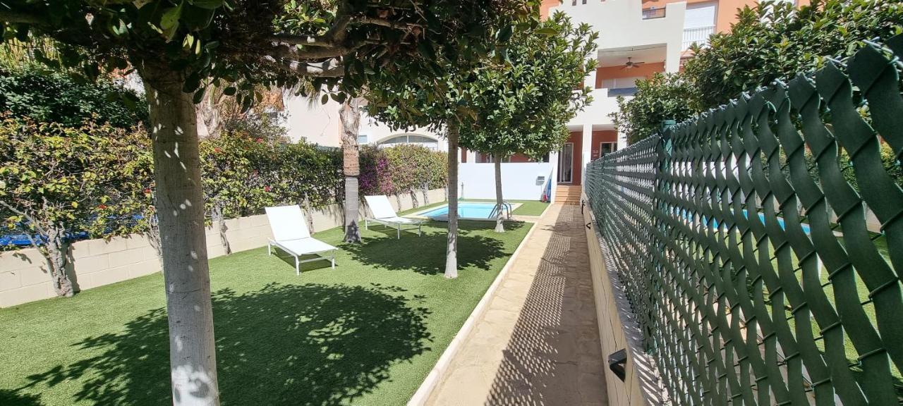 Homes Of Spain, Apartamentos Paraiso Vera Playa, Ed Nuku Hiva, Bajo W Con Jardin Y Piscina Privada A Pie De Playa, Wifi Playas de Vera Dış mekan fotoğraf